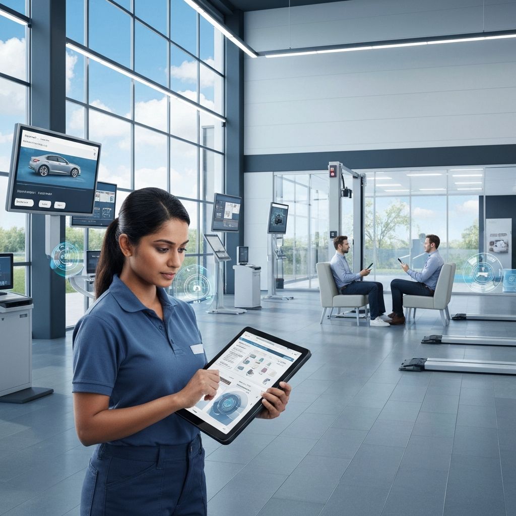Service auto modern cu tehnologie avansată